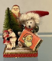 (image for) Christmas Arrangement with Porcelain Bear