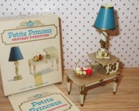 (image for) IDEAL Petite Princess Dollhouse Fantasy Furniture Set with Lamp