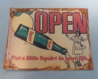 (image for) Tin Sign Open