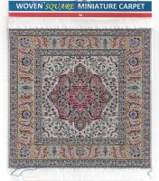 (image for) Woven Square Carpet 6" X 7" including fringe