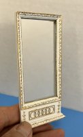 (image for) Cream Colored Gold Handpainted Mirror