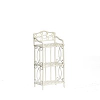 (image for) Small White Wire 3 Shelf Unit