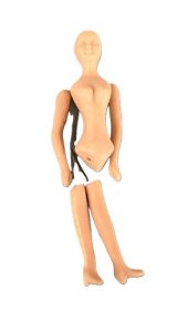(image for) 1/2" scale porcelain woman doll set 2