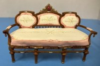 (image for) Pink Hand Painted Sofa by Bespaq