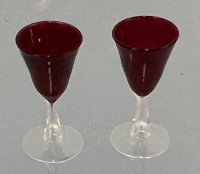 (image for) Red Footed Stemware