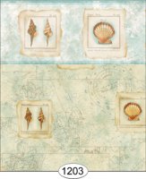 (image for) Seashell Map - Green - 1203