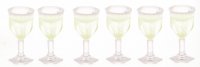 (image for) Cut Stemware Filled Set/6 (plastic but well done)