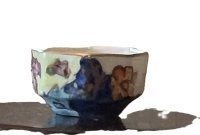 (image for) Octagonal Bowl With Tobacco Leaf Pattern