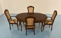 (image for) Vintage Dining Table with four Chairs
