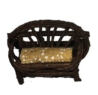 (image for) 1/48" Scale Sunflower Sue Twig Bench Seat