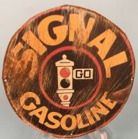 (image for) Tin Sign Signal Gasoline