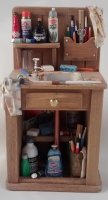 (image for) Marquis Miniatures Artist's Sink with Supplies