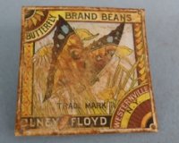 Tin Sign Butterfly Brand Beans