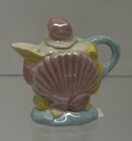 (image for) Handpainted Porcelain Shells Teapot