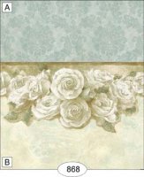 (image for) Rose Damask - Blue