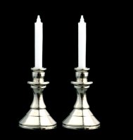 (image for) Silver Candlesticks, Set of 2