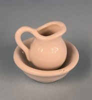White Pitcher and Bowl