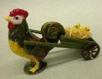 (image for) Rooster Pulling Chick Wagon