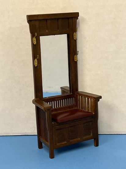 (image for) Hall Tree Seat and Hat Rack - Click Image to Close