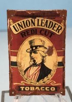 (image for) Tin Sign Union Leaders Tobacco