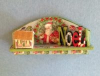 (image for) Christmas Peg Shelf with Noel