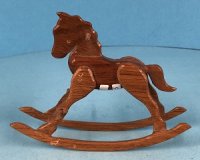 (image for) Walnut Rocking Horse