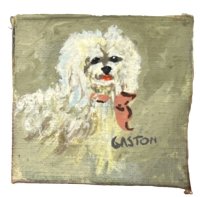 (image for) Small Poodle Painting