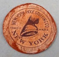 (image for) Tin sign New York Hoof Stuffing