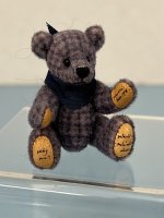 (image for) Purple Plaid Toy Bear