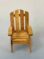 (image for) 1/24th Wooden Adirondack Chair