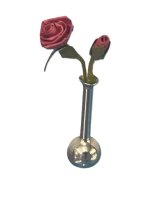 (image for) Silver Vase with Roses