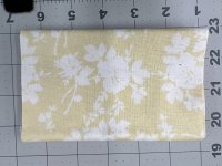 (image for) Yellow and White cotton fabric