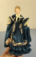 (image for) Simple porcelain doll with blue dress