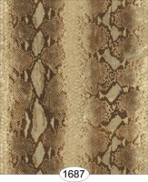 (image for) Animal Print - Snake Python Brown - 1687 (3 Sheets of paper)