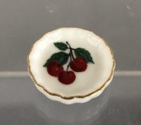 (image for) Small Cherry Design Quiche/Tart Plate