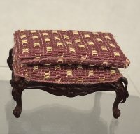 (image for) Footstool with Swan Design