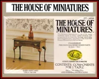 (image for) Queen Anne Table kit by House of Miniatures