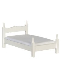 (image for) White Double Bed