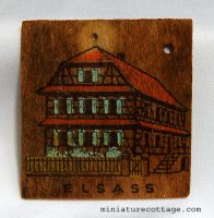 (image for) Wood Plaque "elsass"