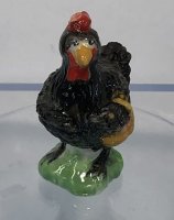 (image for) Rooster Figurine in glazed china one