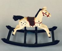 (image for) White Rocking Horse