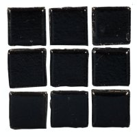 (image for) Black Glass Mosaic Tile Sheet