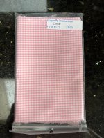 (image for) Pink and White Small Checked Cotton