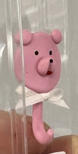 (image for) Pink Bear Baby Hanger