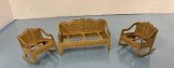 (image for) Antique Tootsie Toy Metal Furniture Set