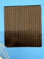 (image for) Brown and Black Stripe Silk