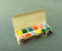 (image for) Colored Eggs in Box