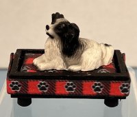 (image for) Red and Black Wooden Dog Bed