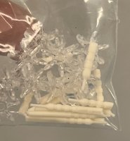 (image for) White Candles and "Crystal" Bases