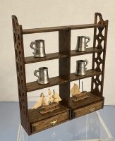 (image for) Walnut Three Shelf Display